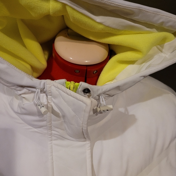 fp movement Free People White, Extra Long Puffer Coat - Picture 4 of 7